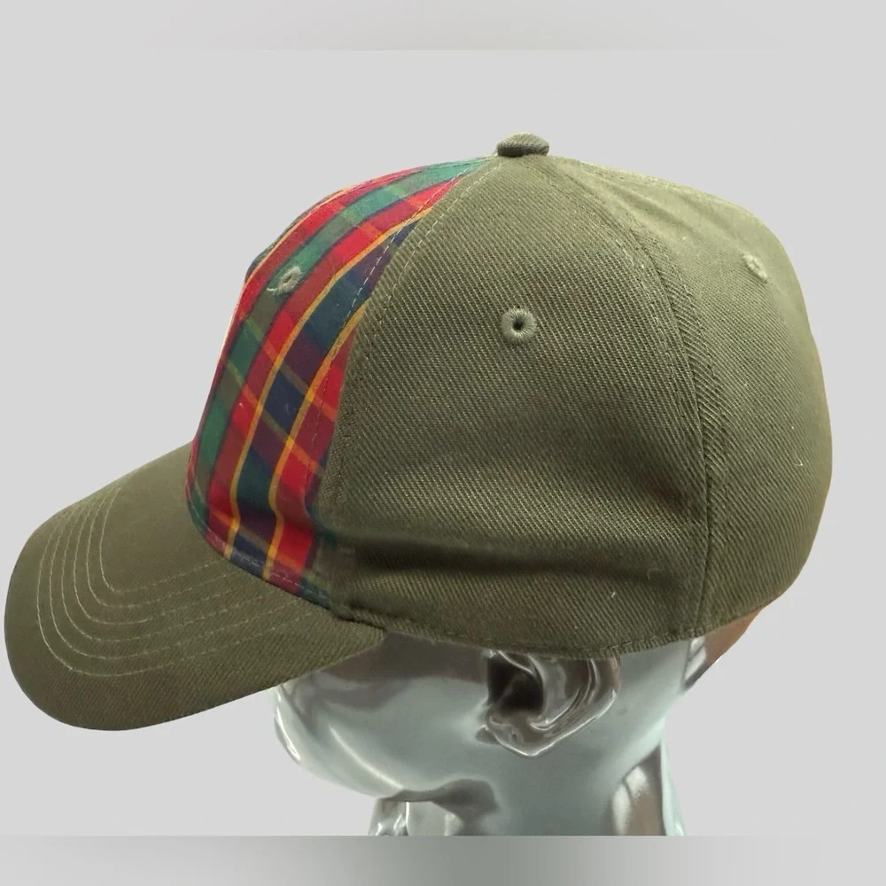 Vintage Webelos Plaid & Olive‎ Green Scouts Hat – Youth Size M/L elastic